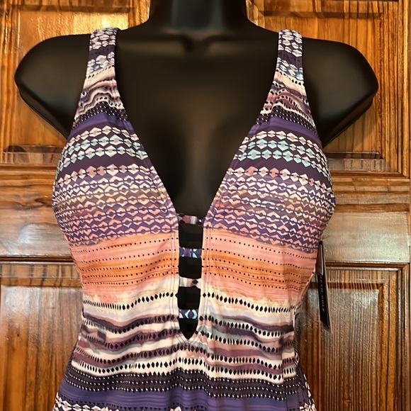 NWT Kenneth Cole Tummy Toner One Piece - Picture 3 of 11